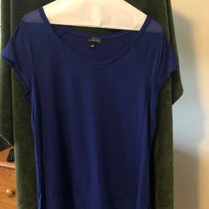 Large Women’s Blouse blue violet color